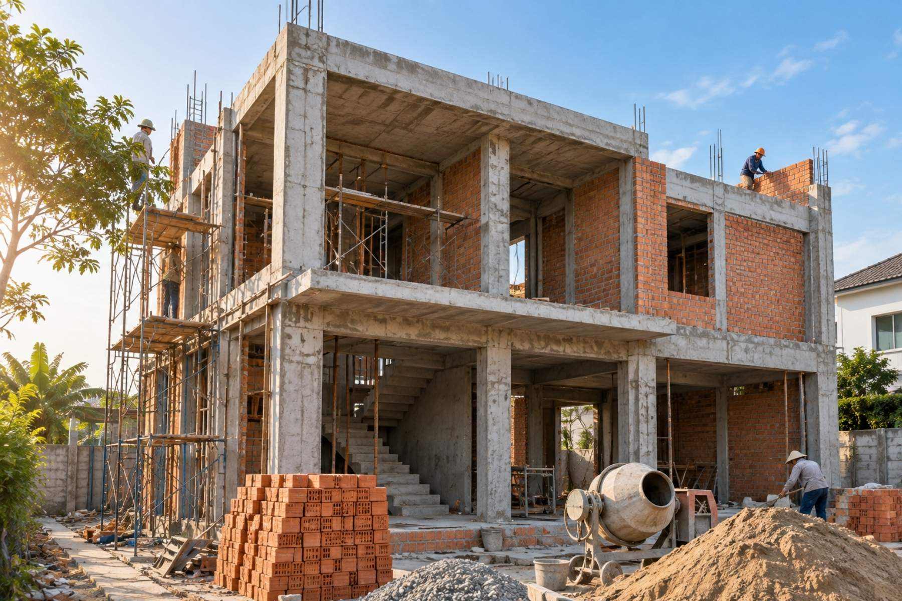 Xây Nhà Phần Thô Huyện Củ Chi