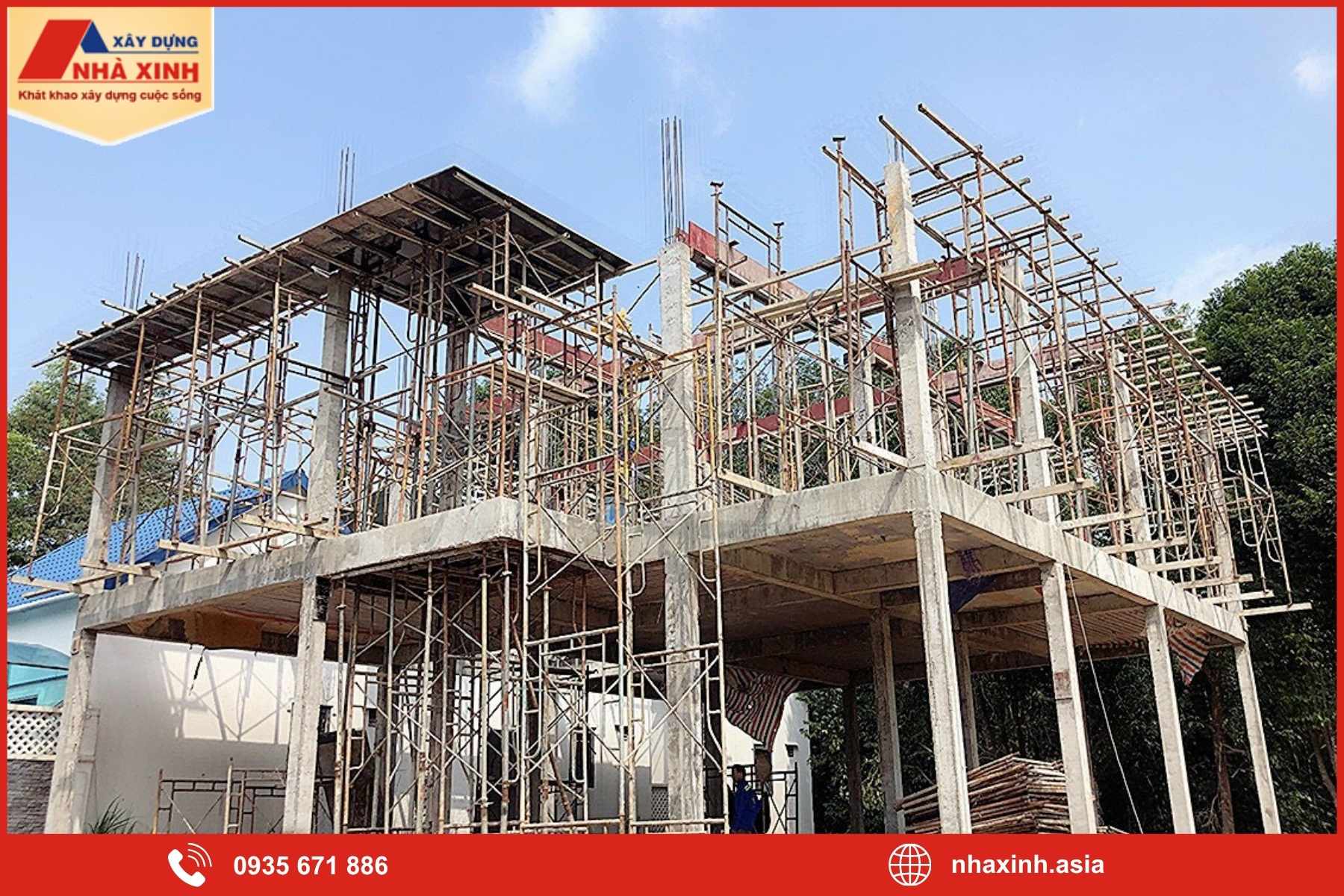 Báo giá dịch vụ xây nhà phần thô tại Quận 6