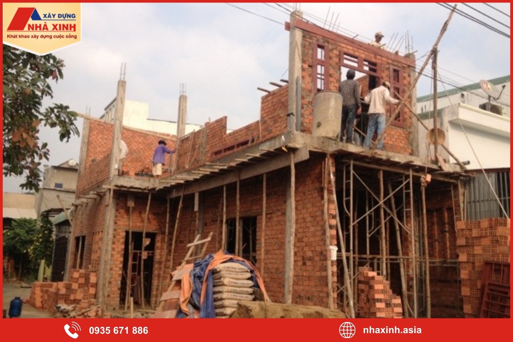 Báo giá dịch vụ xây nhà phần thô tại Quận 7