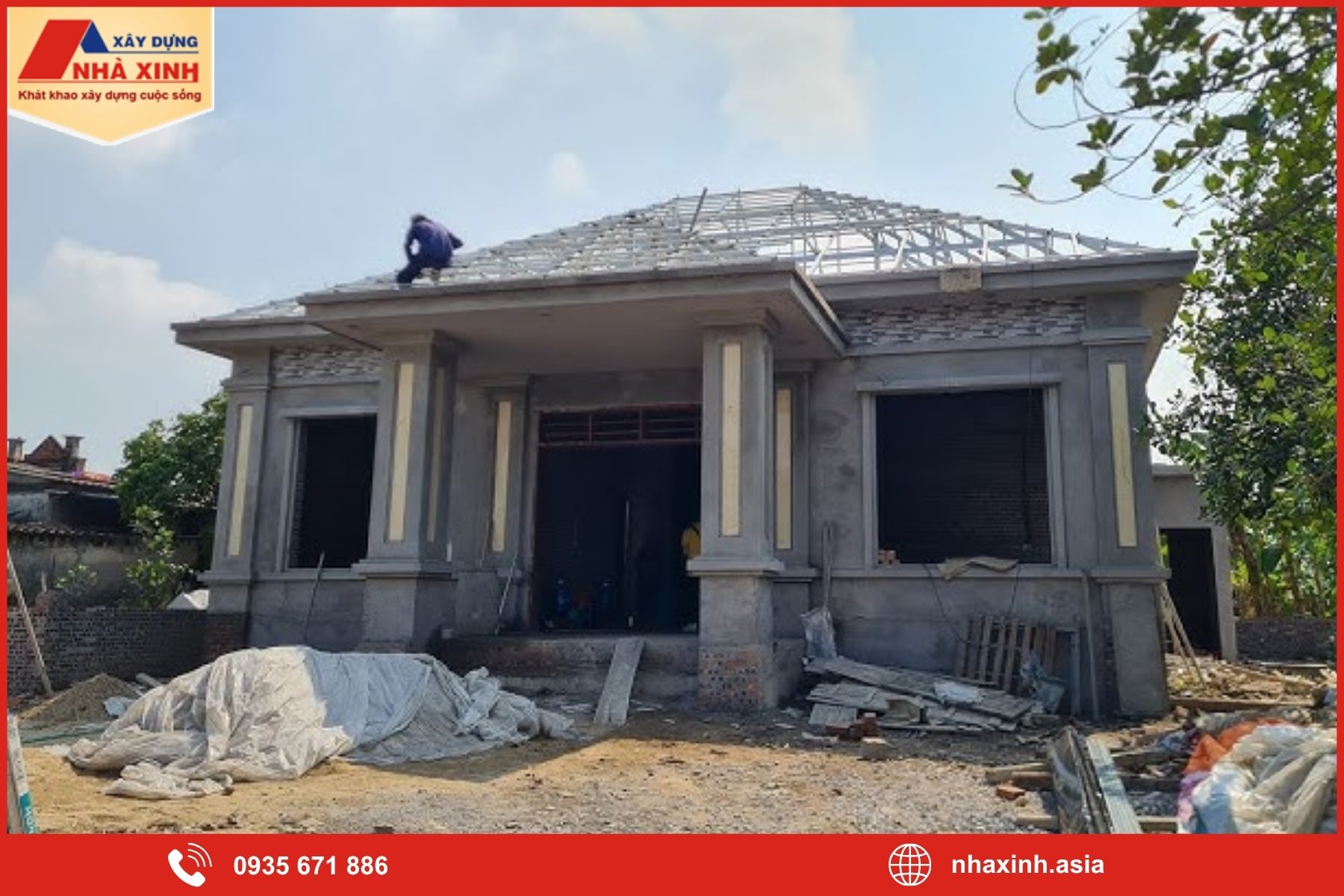 Báo giá dịch vụ xây nhà phần thô tại Quận 8
