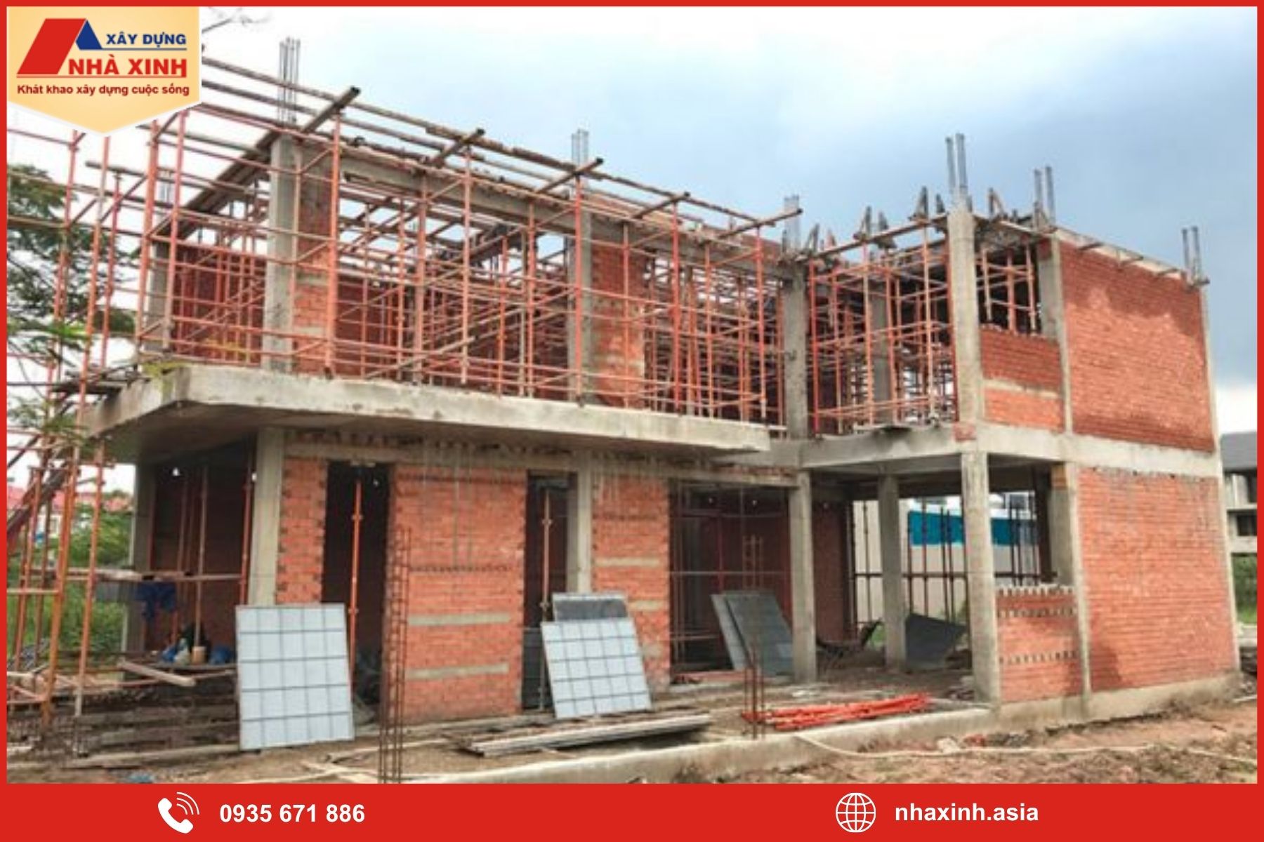 Các hạng mục xây nhà phần thô Huyện Nhà Bè 