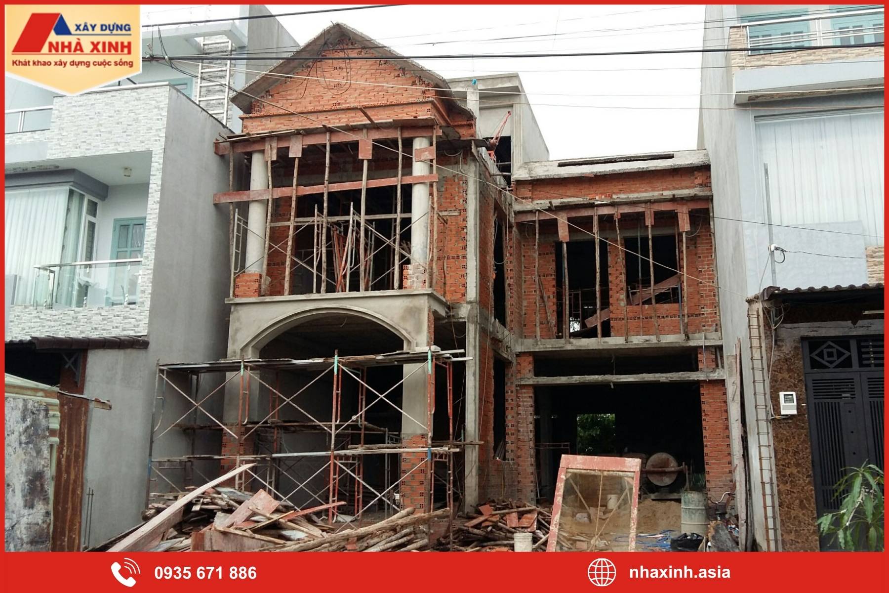 Các hạng mục xây nhà phần thô Quận 12 