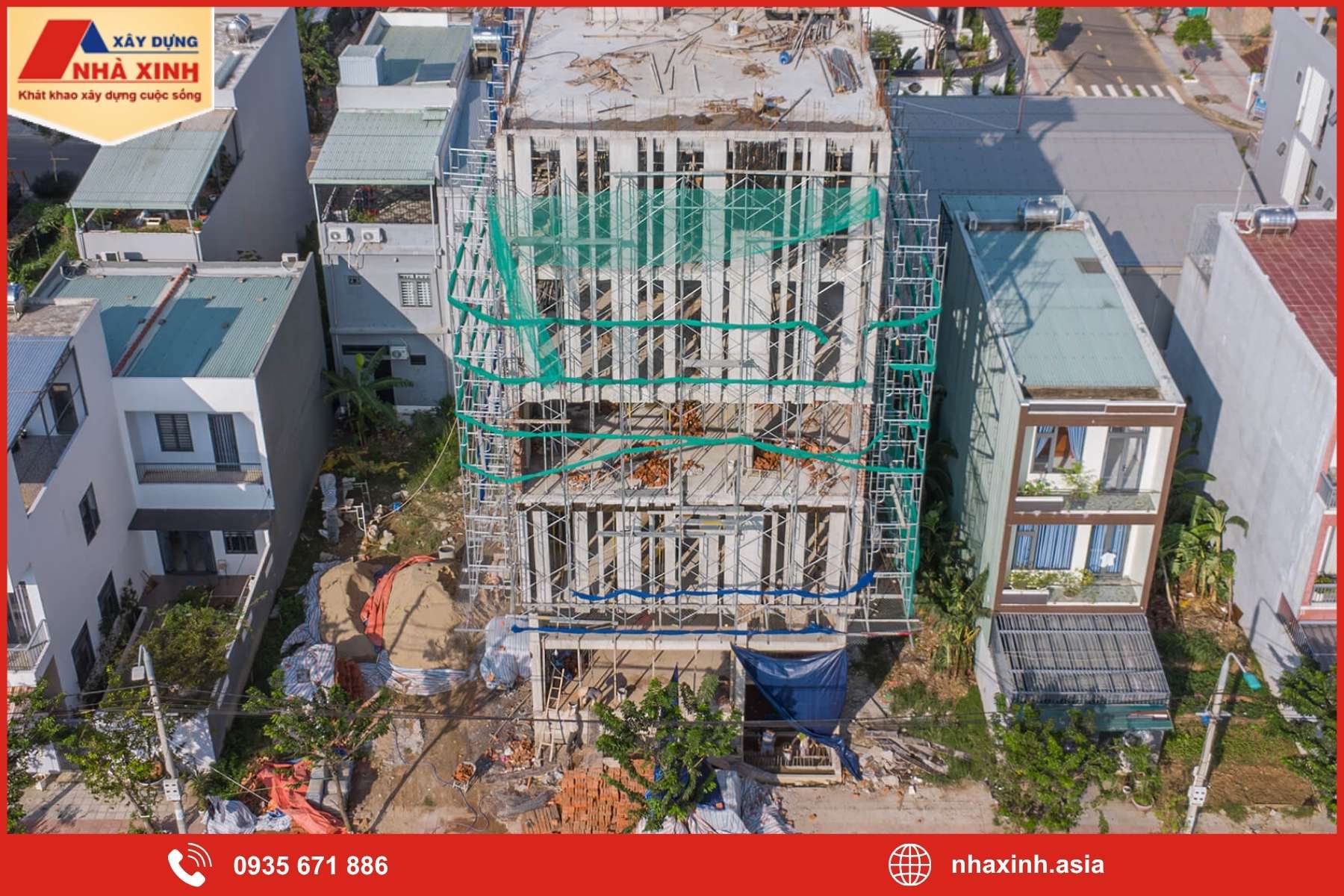 Các hạng mục xây nhà phần thô Quận 8 