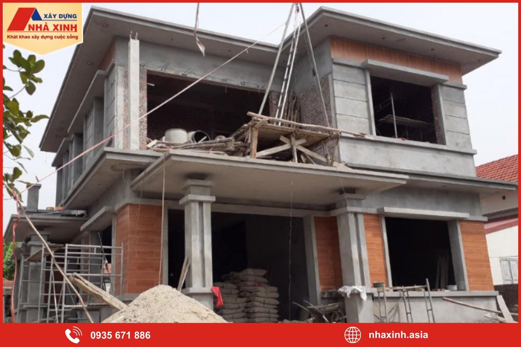 Các hạng mục xây nhà phần thô Quận Bình Thạnh 