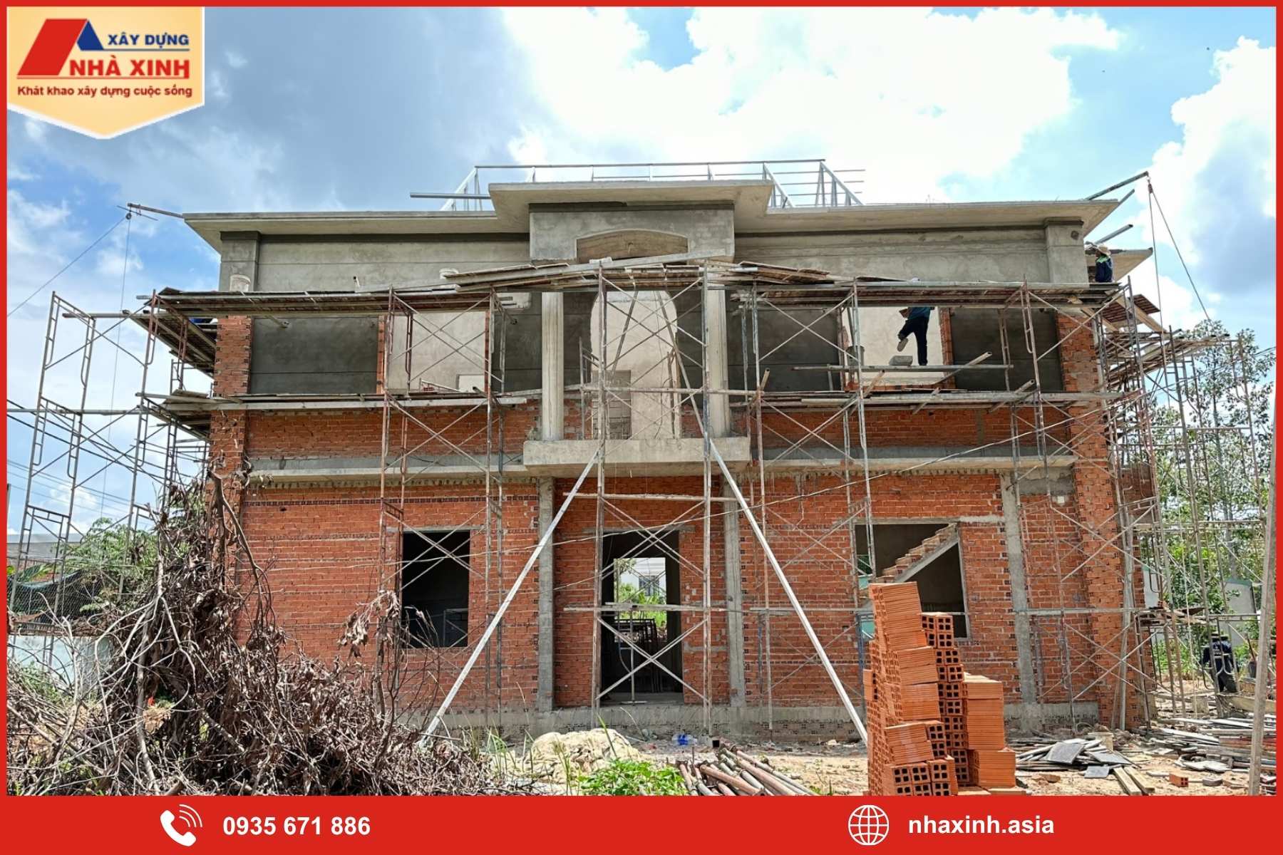 Các hạng mục xây nhà phần thô Quận Phú Nhuận của Nhà Xinh