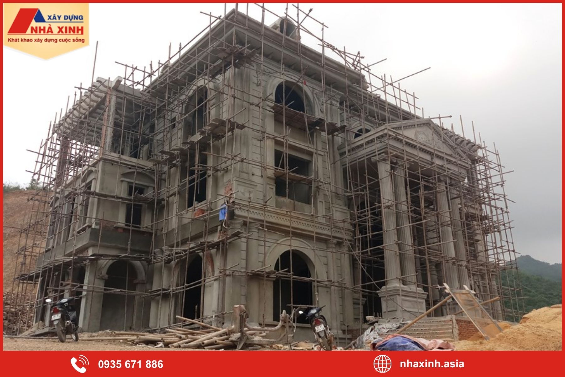 Các hạng mục xây nhà phần thô Quận Tân Phú