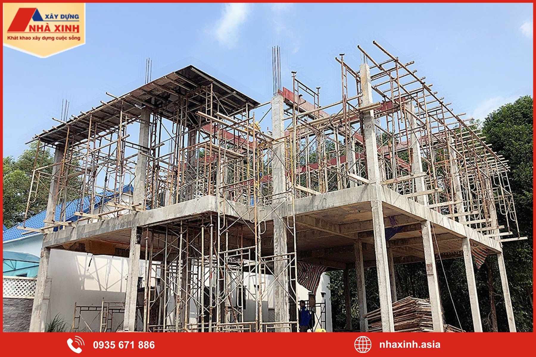 Các hạng mục xây nhà phần thô TP. Thủ Đức 