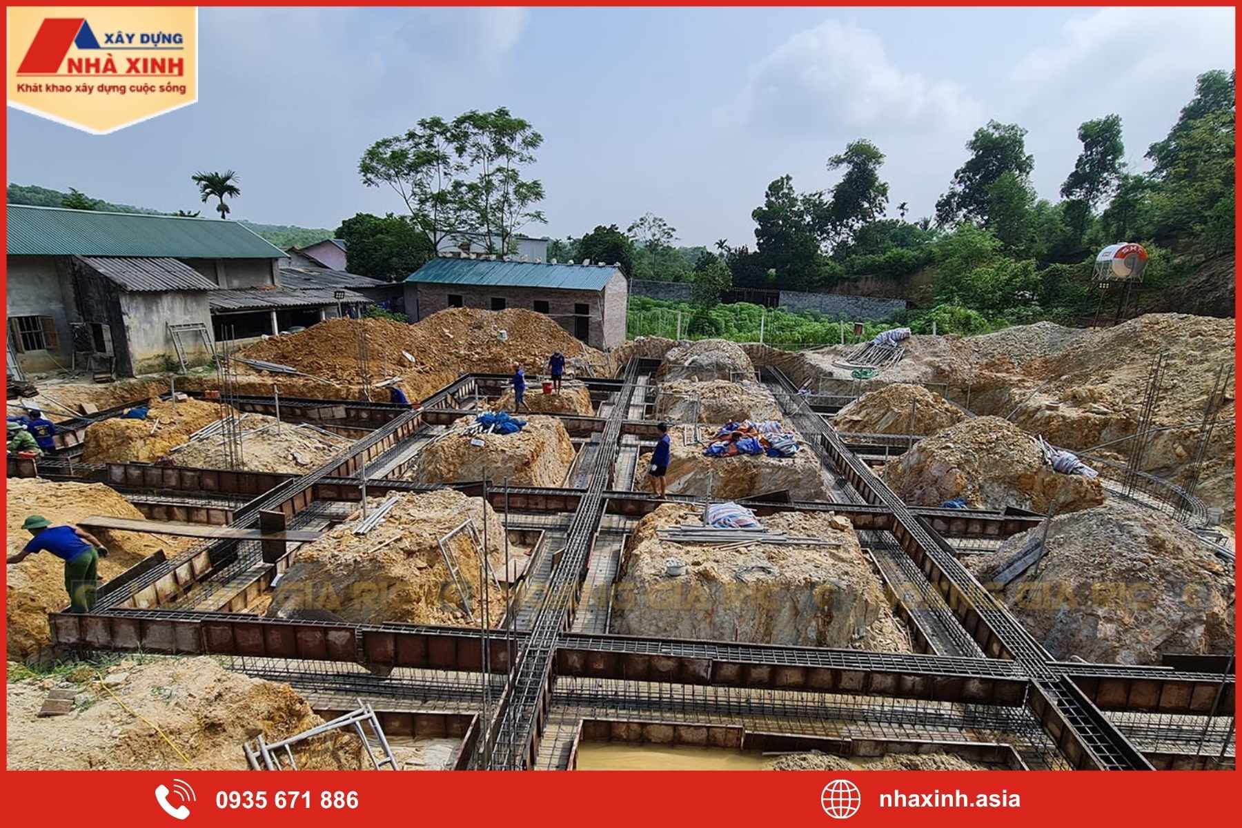 Các loại móng nhà phổ biến hiện nay