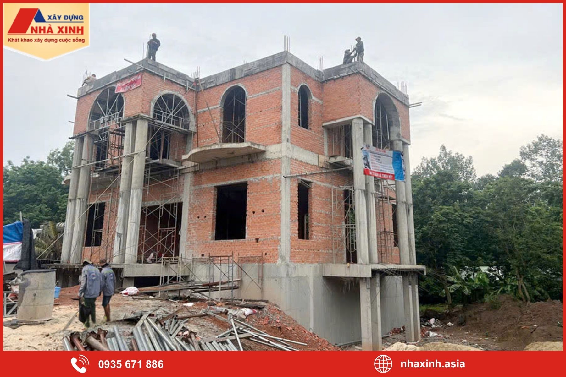 Nhu cầu thuê nhà thầu xây phần thô tại Huyện Hóc Môn