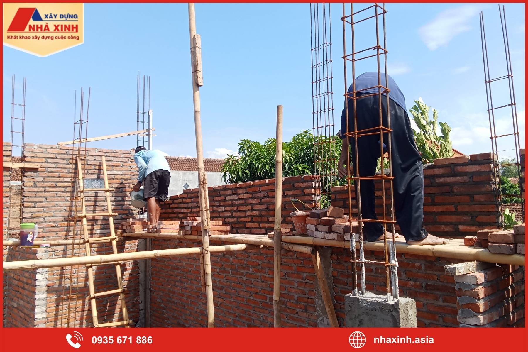 Thời gian xây nhà trung bình theo từng loại công trình